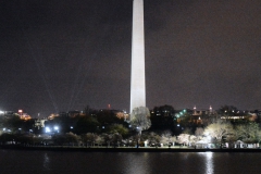Washington Monument at night jm