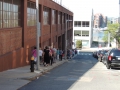 Walking Group covers a whole block