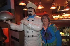 Mrs. Ewodlt at Benjamin Buffet.