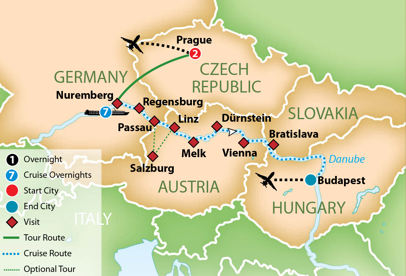 Where Is The Danube River Located On A Map Maps For You